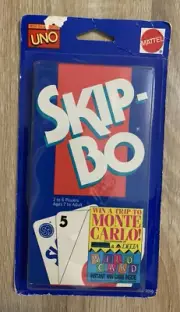 New Skip-Bo Mattel International Games 1994 Factory Sealed New Old Stock