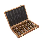 12-Pieces Woodworking Wood Carving Tools Chisel Set with Wooden Box, Razor Sh...