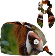 [YTYVAGT] Scrub Caps Women,Scrub Hats Suitable for Women,Cavalier King Charles Dog