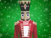 Nutcracker Head Mask Christmas Toy Soldier Costume Holiday Prop Ballet Halloween