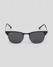[Ray-Ban] Ray-Ban Men's 0Rb3716 Clubmaster Metal Sunglasses in Black One Size Black
