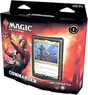 Magic: The Gathering Legends Arm for Battle (100 Card Ready-to-Play Deck, 1 Foil Commander, Red-White)
