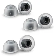 AZLA SednaEarfit MAX ASMR Ear Tips, Multiple Sizes, Black, 3 Count, Silicone, Compatible with Earphones