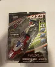 Chad Reed #22 Road Champs MXS Dirt Bike with Motorized Hand Launcher Rare New