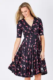 Flamingo A Go Go Dress--MAIO-DR270