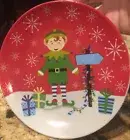 Christmas Elf Plate Porcelain Dishwasher And Microwave Safe New 6” New