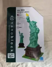 Nanoblock USA Statue Of Liberty Micro Sized Building Block Set NBM_003 - 620 Pcs