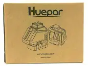 Huepar Laser Level 621CG, Self-Leveling + Cross Line, 2 Plumb Dots, Laser Tool