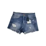 David Bitton Denim Shorts Women's Size 24 Florida Wash Distressed