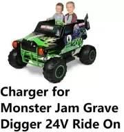ac power supply battery Charger For Monster Jam Grave Digger 24V Ride On