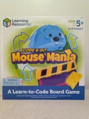 CODE & GO MOUSE MANIA AGES 5 + BOARD GAME LEARNING RESOURCES