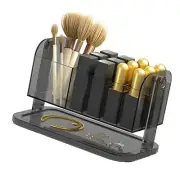US (Transparent Gray) Light Luxury Transparent Dressing Table Desktop