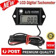 1Pc Tach/Hour Meter Digital LCD RPM Tachometer for 2/4 Stroke Engine Motorcycles (for: Honda)