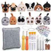 Needle Felting Kit,12 Pcs Doll Wool Needle Felting Beginner Kit with4126