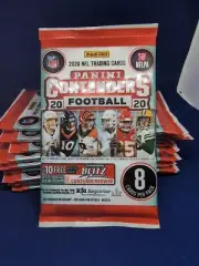 2020 PANINI FOOTBALL NFL CONTENDERS ORIGINAL SEALED 8 CARD PACK
