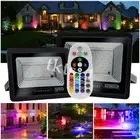 50W 100W RGB LED Flood light Spotlight Color Outdoor Floodlight With AU Plug