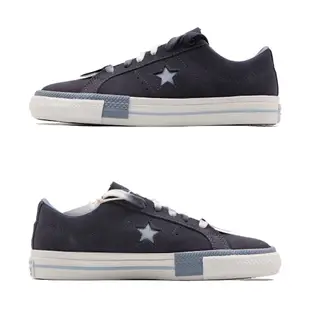 [歐鉉]CONVERSE ONE STAR PRO 灰藍色 低筒 麂皮 運動鞋 男女鞋 A07972C