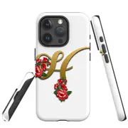 For iPhone 15 Pro Max Case, Shielding Cover, Letter H