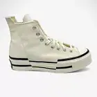 Converse Chuck 70 Plus Hi Off White Egret Black Mens Athletic Sneaker