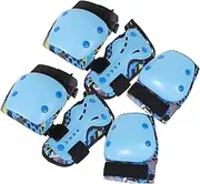 GANAZONO Skating Protective Gear Knee Pads Elbow Guards for Boys Durable Scratch Material for er Skating Skateboarding Outdoor Sports Ages