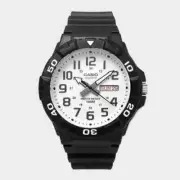 Casio Men's Wrist Watch MRW-210H-7A - Bold White Dial with Black Resin Strap and