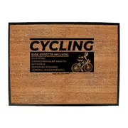 Rltw Cycling Side Effects - Funny Novelty Doormat Man Cave Floor mat