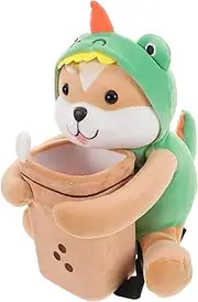 HAPINARY Car Tissue Holder Cute Cartoon Design Tissue Organizer for Car Interior for Armrest Playful Animal Decor for Home and Vehicle