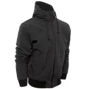 Bores Safety 2 Softshell Zip Hoodie, black, Size XS for Men