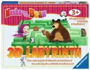 RAVENSBURGER BOARD GAME. MASHA AND THE BEAR 3D LABYRINTH ITEM NR.21180 NEW