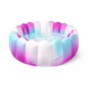 Minnidip Tufted Ombre All Day Luxe Inflatable Designer Adult Kiddie Pool La Vaca