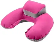 MUCKLILY Inflatable Pillow u Shape for Travelers Neck Support Easy to Carry for Boys and Girls Flights Car Camping