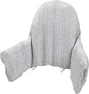 High Chair Cushion, for IKEA High Chair Cushion, Cushion High Chair, for IKEA Highchair Cushion for IKEA Antilop Highchair, Built-in Inflatable Cushion, Baby Sitting More Comfortable (Gray Stripes)