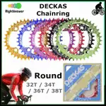 DECKAS 鏈環 104BCD 30T MTB 自行車圓形鏈環 BASIKAL RANTAI TALI 32T 34T