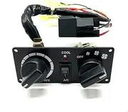 Air Conditioning Controller Panel Switch Assembly Compatible for Excavators Accessories Sany 60 Longgong 60 65 Lingong 60 65