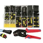 Ozoffer 708Pcs Car Automotive Waterproof Electrical Wire Connector Plug 1-6 Pin Kit With Plier Set