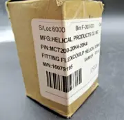 Helical MC7200-20K4-20K4 Flexible Stainless Steel Shaft Coupling .625in *NEW*