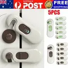 5x Child Safety Cabinet Lock Drawer fridge Door Lock Secure Protection Baby Lock