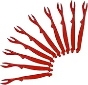 MOLUCKFU 10pcs Shrimp Peeler Crab Fork Seafood Tool Set Multi-Function Kitchen Utensil for Easy Crab Eating for Family Friends