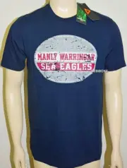 BNWT - Manly Warringah Sea Eagles TShirt NRL Tee - Size: SMALL