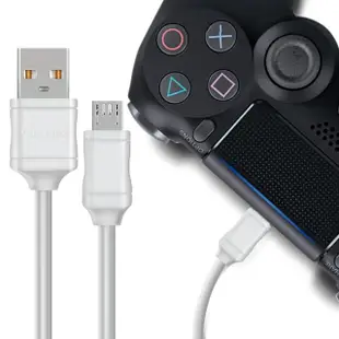 【City】for Micro to USB-A 充電傳輸線 300CM 2入(for SONY PS4 無線遊戲手把/遙控手把)