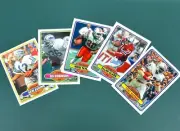 Custom new 1980 Football Card set unseen unpublished photos Dolphins Patriots