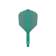 Target K-Flex Moulded Flight & Shaft Dart Throw Game Accessory No.6 Medium Green