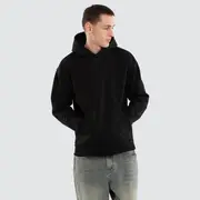 [Kiss Chacey Essentials] Weyburn Relaxed Hoodie Jet Black