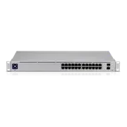 UBIQUITI UniFi 24 port Managed Gigabit Switch - 24x Gigabit Ethernet Ports, with 2xSFP - Touch Display - Fanless - GEN2