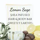 Lemon Sage | Organic Shea Butter Bar Soap