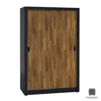 在飛比找momo購物網優惠-【Hampton 漢汀堡】柏格納系列積層木4×7尺拉門衣櫥(