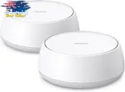 TP-Link Deco BE25 BE5000 WiFi 7 Mesh System 2-Pack Dual Band AI Roaming MLO