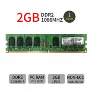 2GB DDR2 PC2-8500 1066MHz 1000MHz 240Pin DIMM OC Desktop Memory For Kingmax BT