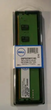 Dell 8GB 1Rx8 DDR4 PC4-3200 ECC RDIMM Server RAM SNP6VDNYC/8G