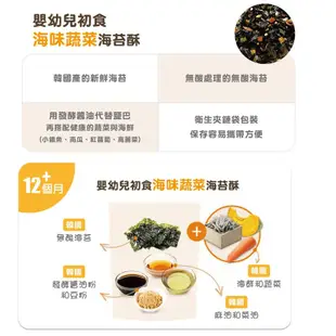 韓國 bebecook 智慧媽媽 嬰兒初食海苔酥 25g 寶膳 海苔酥 副食品 1574 拌飯料